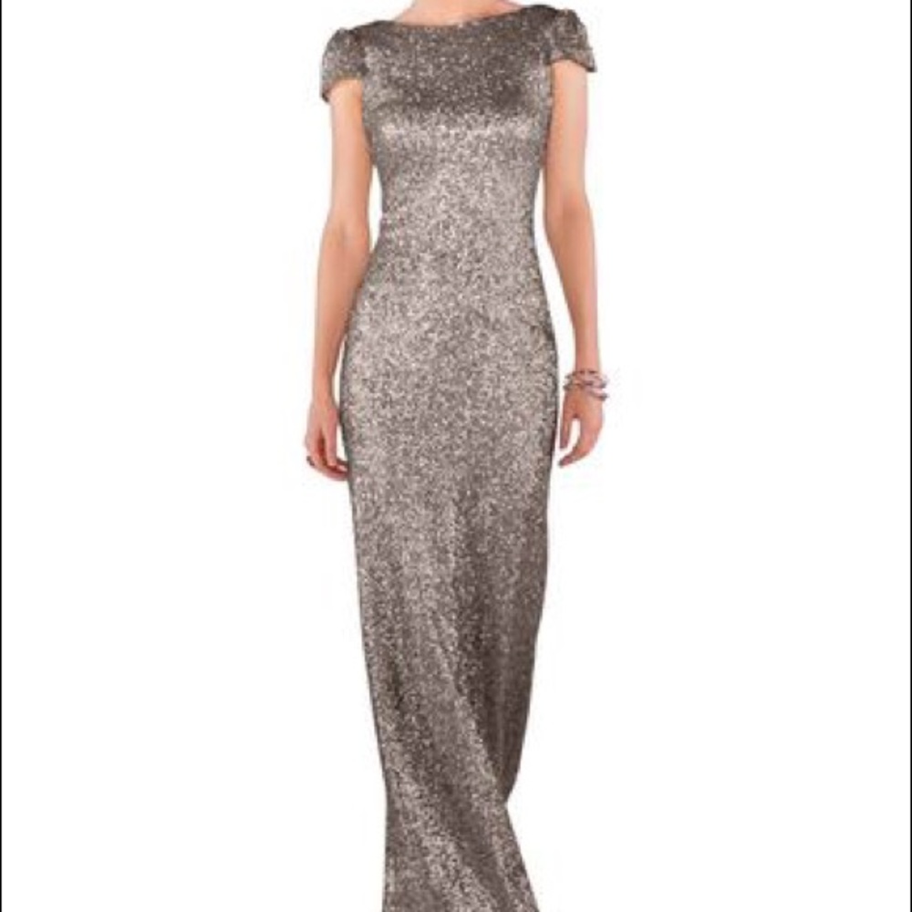 Sorella Vita - Silver sequin bridesmaid dress
